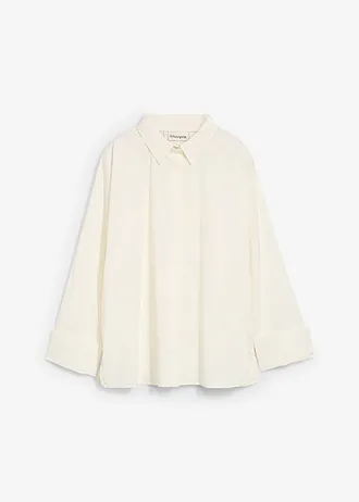 Halenka s podílem hedvábí • přírodní bílá • bonprix obchod