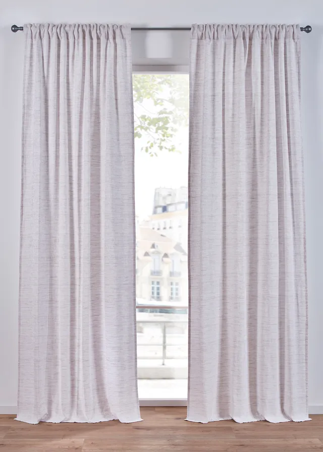 Draperie jacquard din bumbac organic (1 buc. /set)