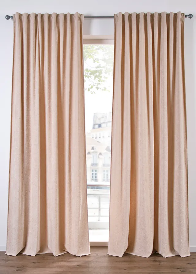 Draperie cu textură bouclé (1 buc.)