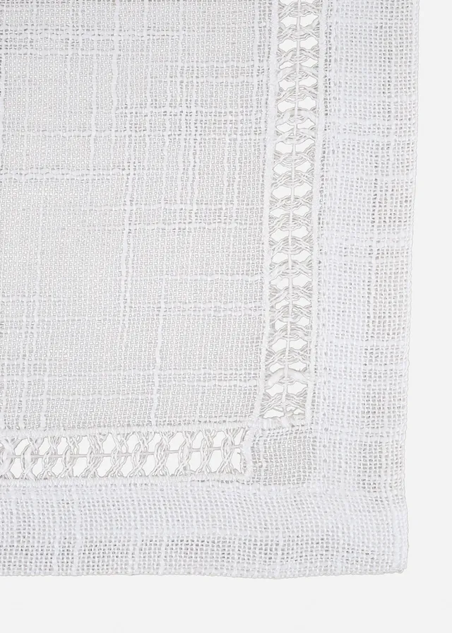 Set de masă cu broderie perforată (set/ 2 buc.)