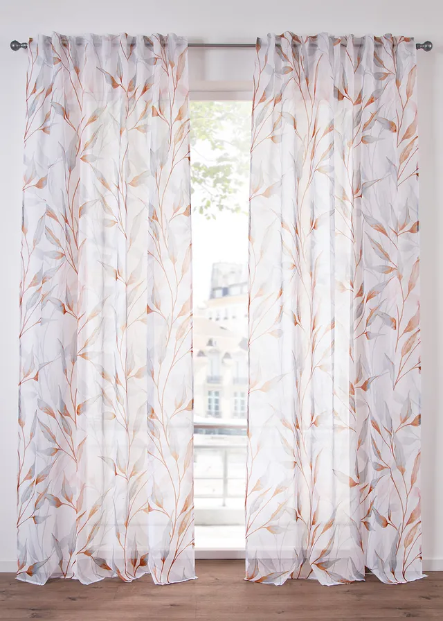 Záclona s recyklovaným polyesterom (1 ks) Záclona s recyklovaným polyesterom (1 ks)