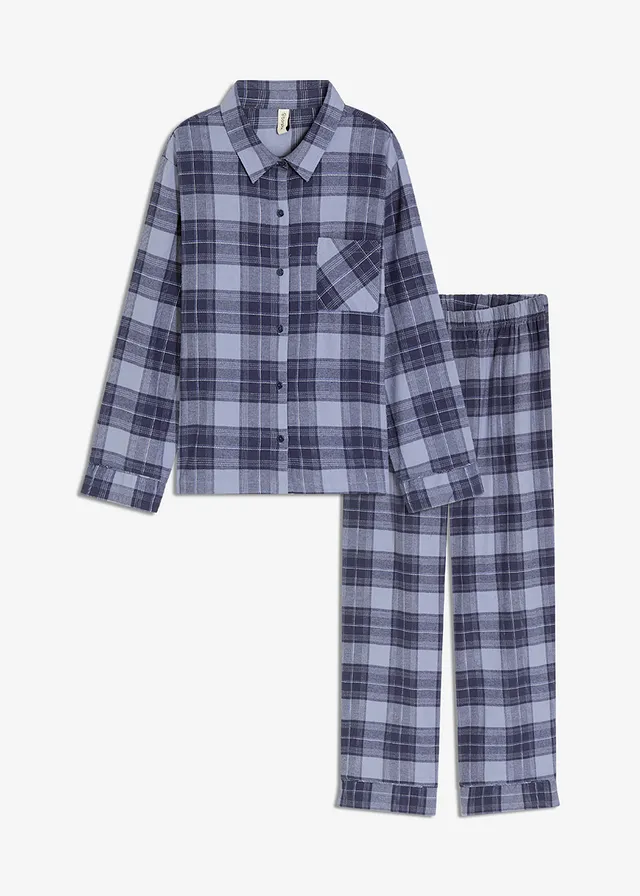 Pijama din flanelă țesută