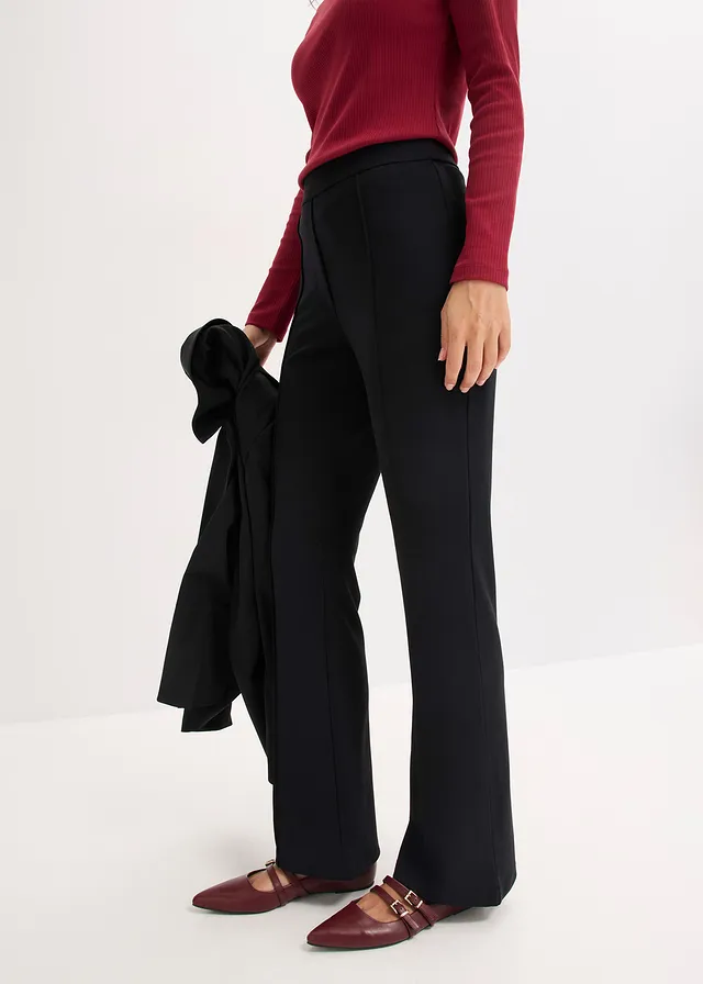 Pantalon en jersey milano à taille élastiquée • noir • product-page.page-title-suffix