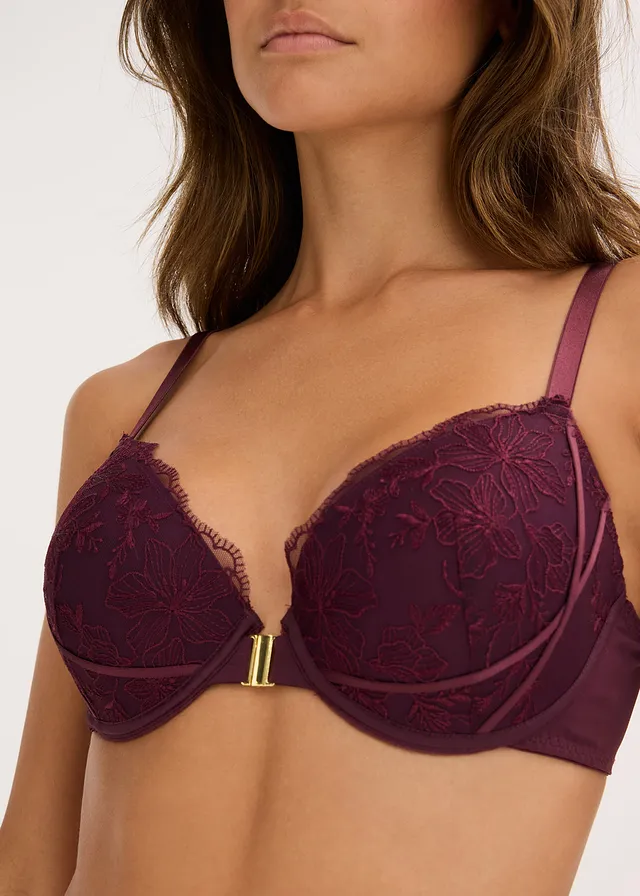 Soutien-gorge à coques fermé devant • bordeaux • product-page.page-title-suffix