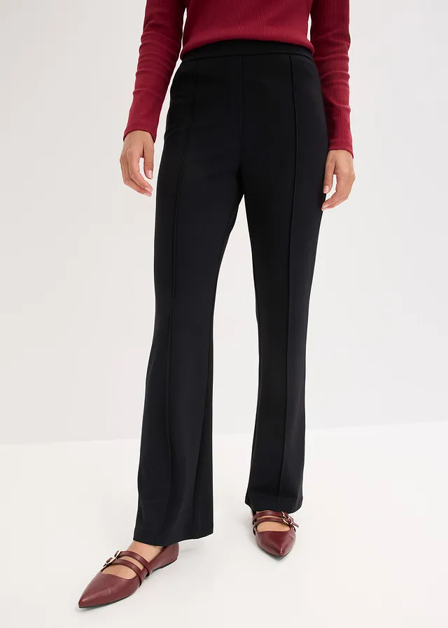 Pantalon en jersey milano à taille élastiquée • noir • product-page.page-title-suffix