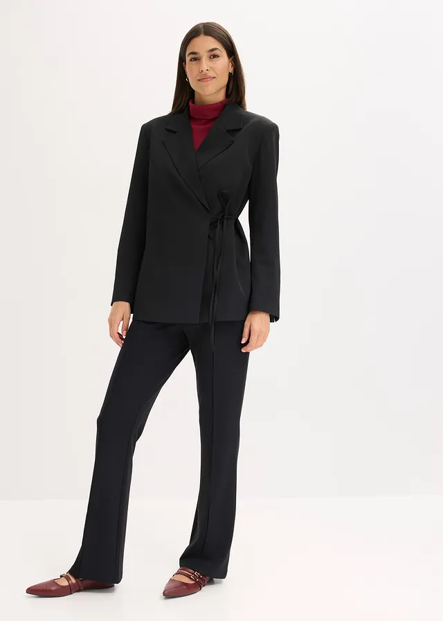 Pantalon en jersey milano à taille élastiquée • noir • product-page.page-title-suffix