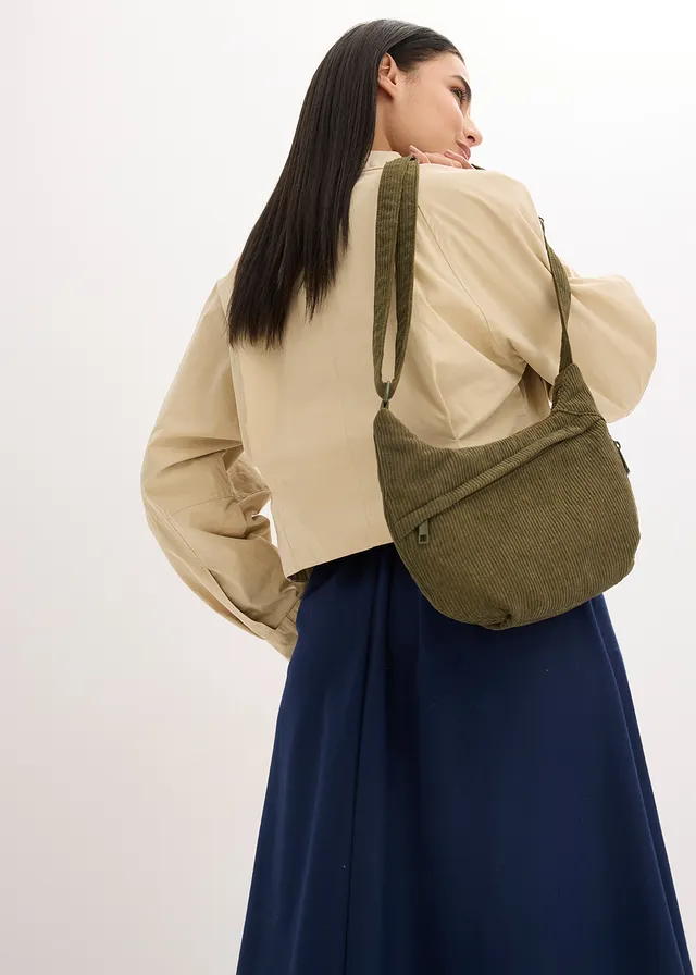 Sac à bandoulière en velours côtelé • olive foncé • product-page.page-title-suffix