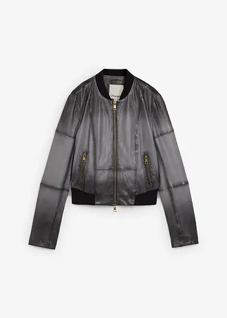 Kožená bunda z jehněčí kůže nappa