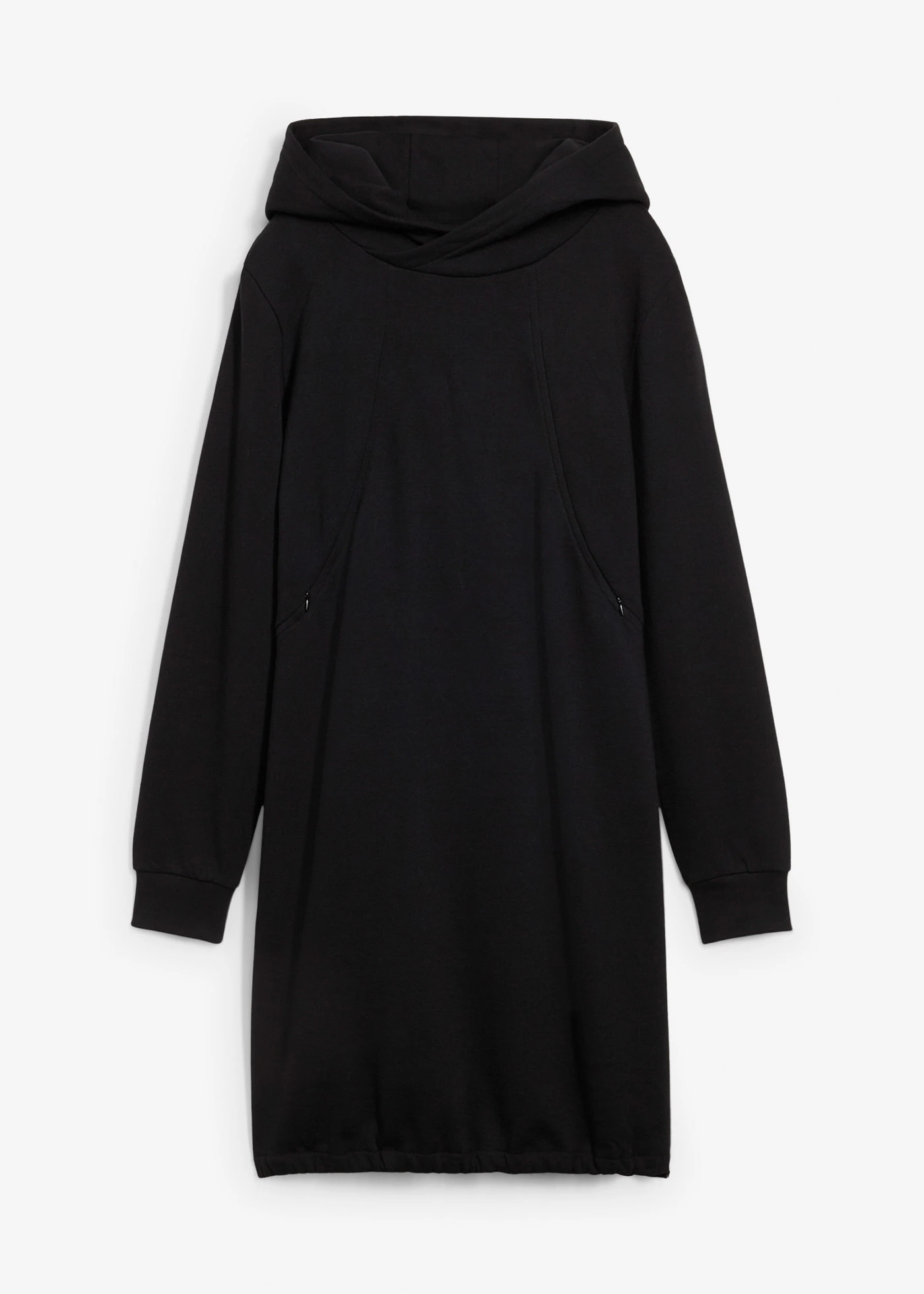 Kismama ruha és szoptatós szabadidős ruha bio-pamutból • fekete • bonprix áruház