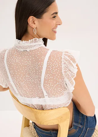 Dirndl blouse • wit • bonprix online shop