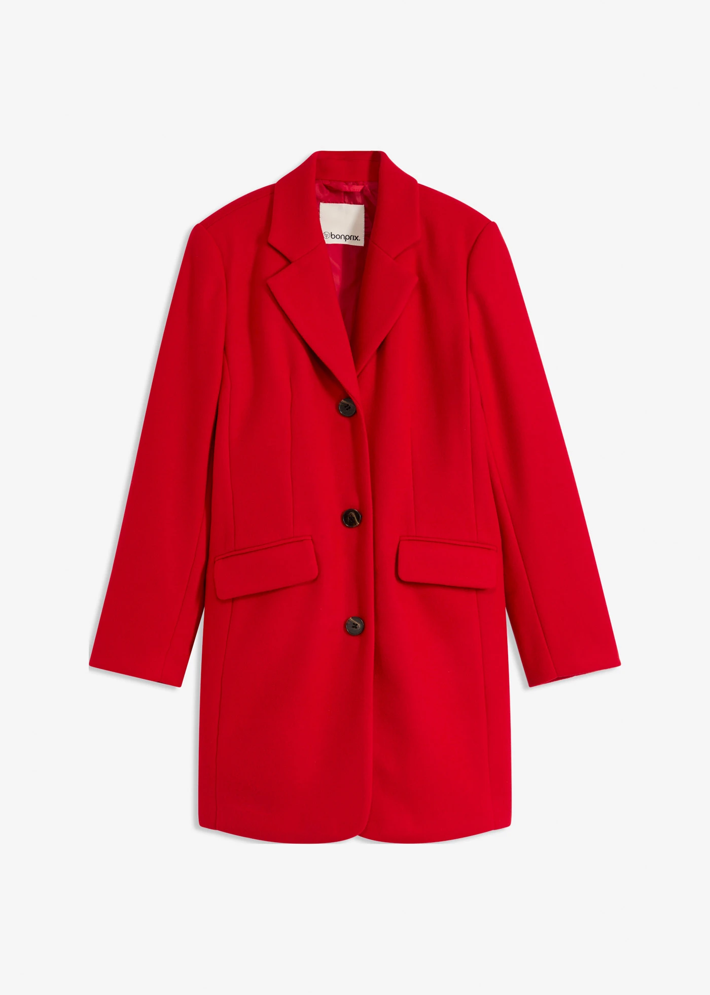 Manteau style blazer • rouge salsa • Boutique bonprix