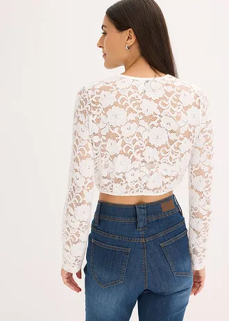 Halenka v krojovém stylu • bílá • bonprix obchod