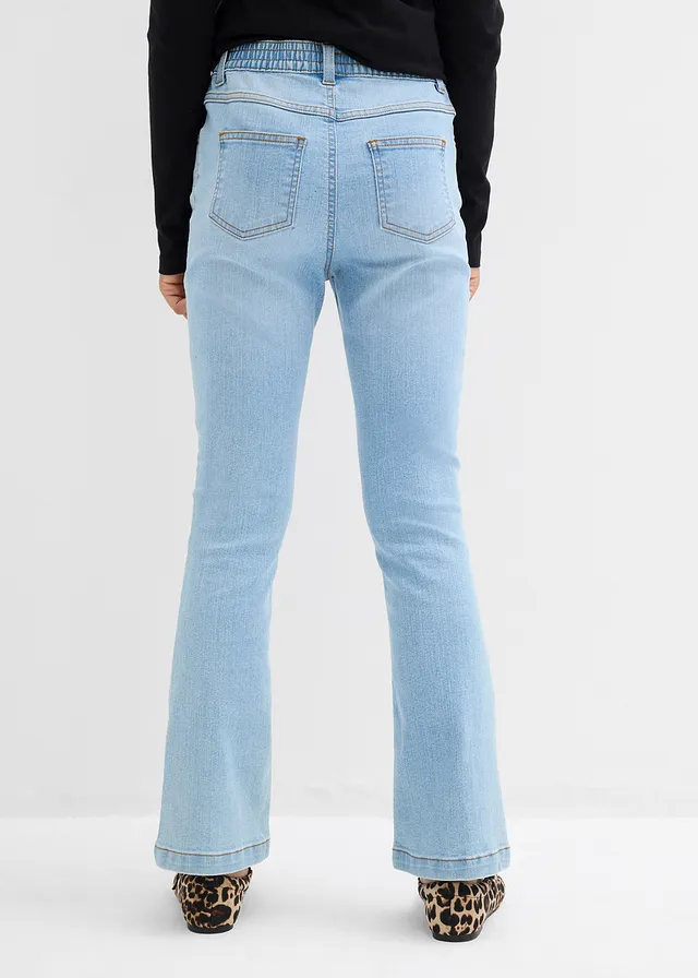 Lot de 2 jeans extensibles, taille mi haute • bleu foncé denim/bleu clair denim • product-page.page-title-suffix