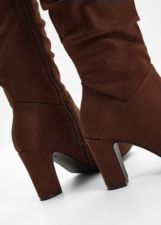 Bottes froncées, Couleur: café