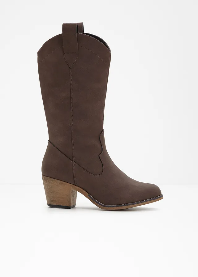 Cowboylaarzen, Kleur: donkerbruin