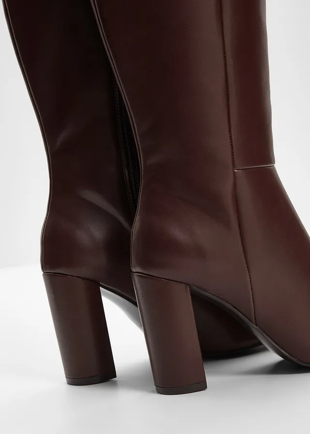 Bottes, Couleur: marron foncé
