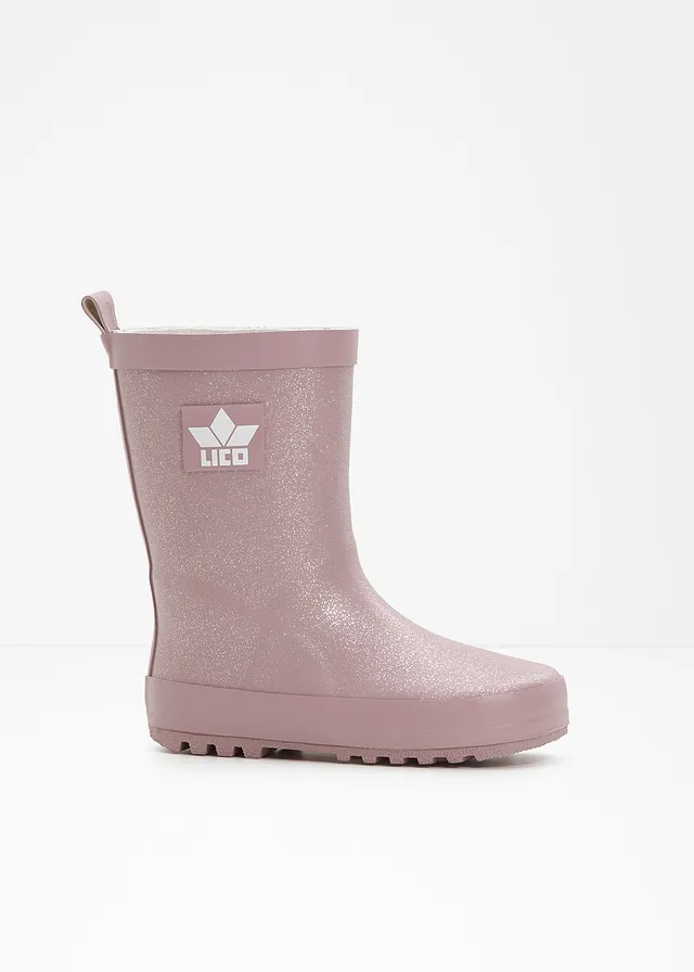 Cizme de cauciuc cu sclipici, de copii, marca Lico