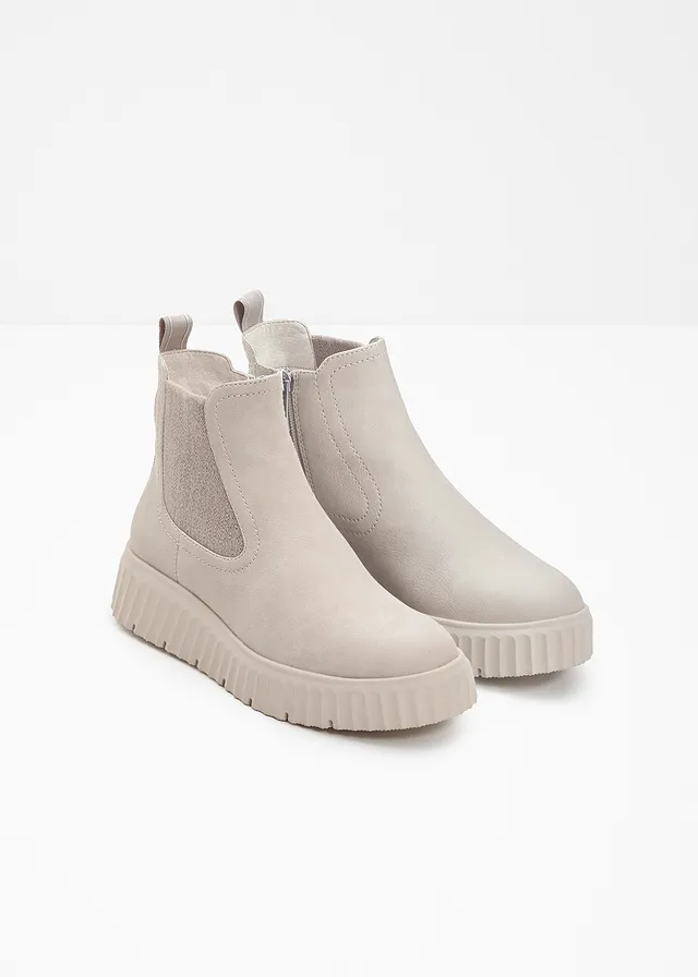 Bottines Chelsea Tamaris, Couleur: gris clair