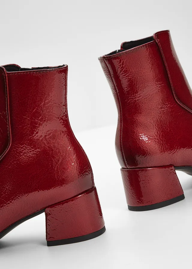 Bottines Marco Tozzi, Couleur: rouge
