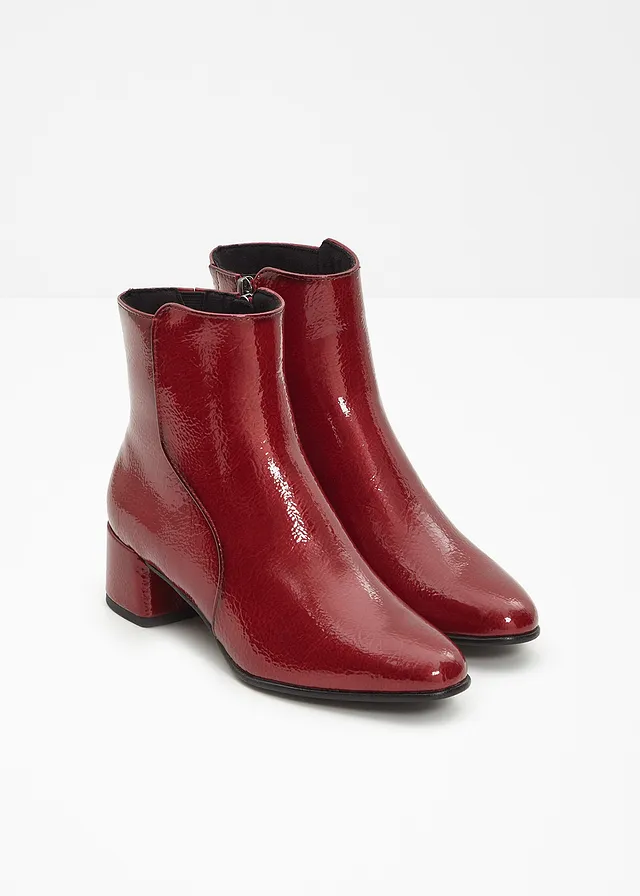 Bottines Marco Tozzi, Couleur: rouge