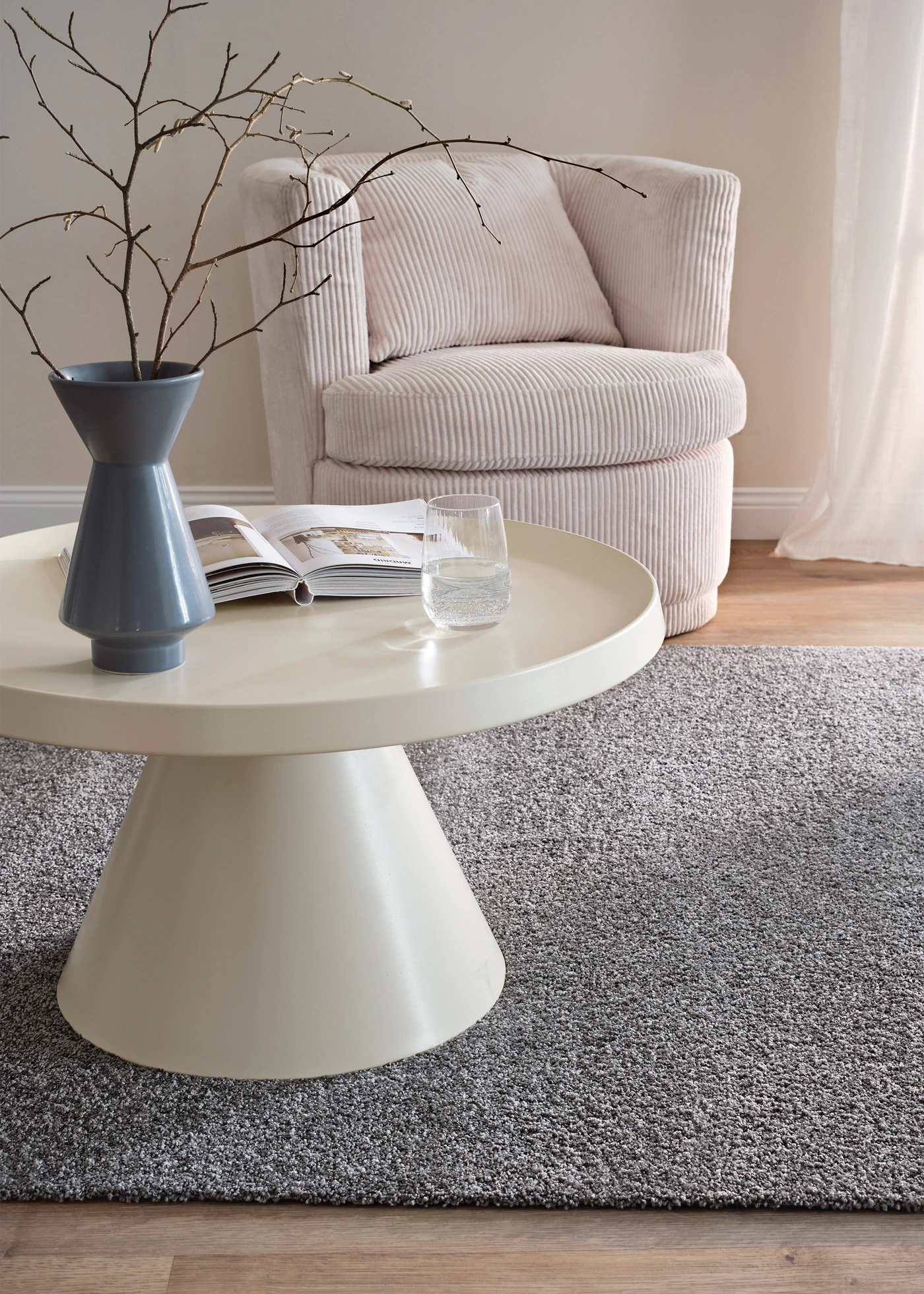 Wasbaar vloerkleed met zachte pool • antraciet • bonprix online shop