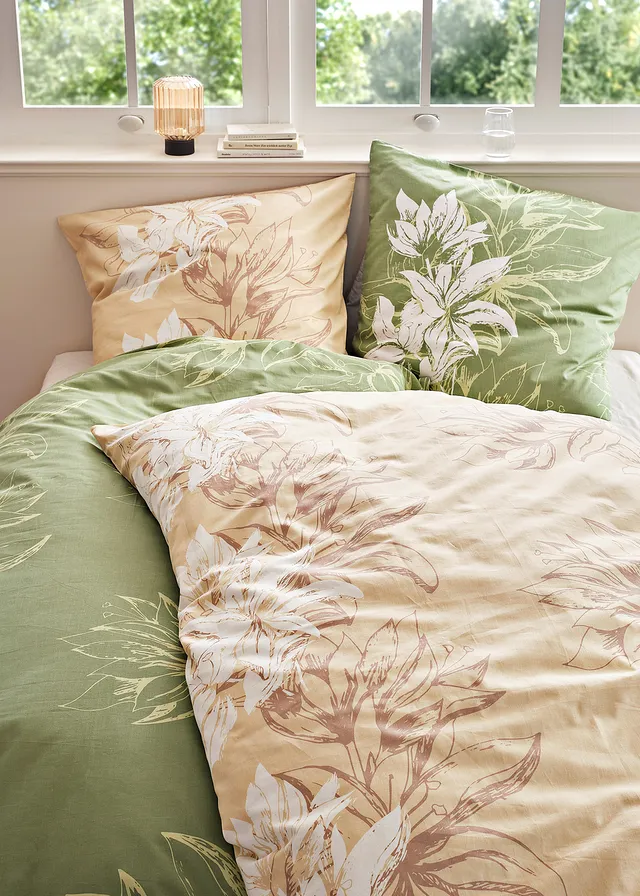 Parure de lit en linon • vert clair • product-page.page-title-suffix