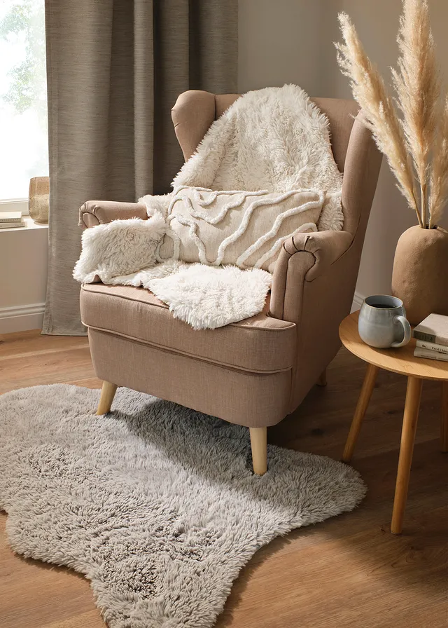 Peau de mouton synthétique • gris argenté • product-page.page-title-suffix