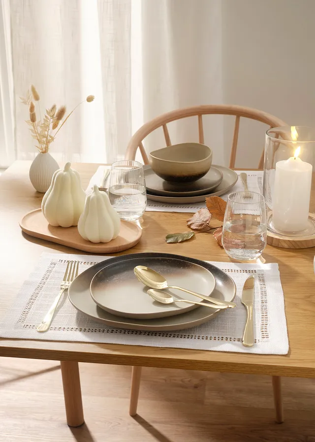Decoratieve pompoenen (2-dlg. set), Kleur: crème