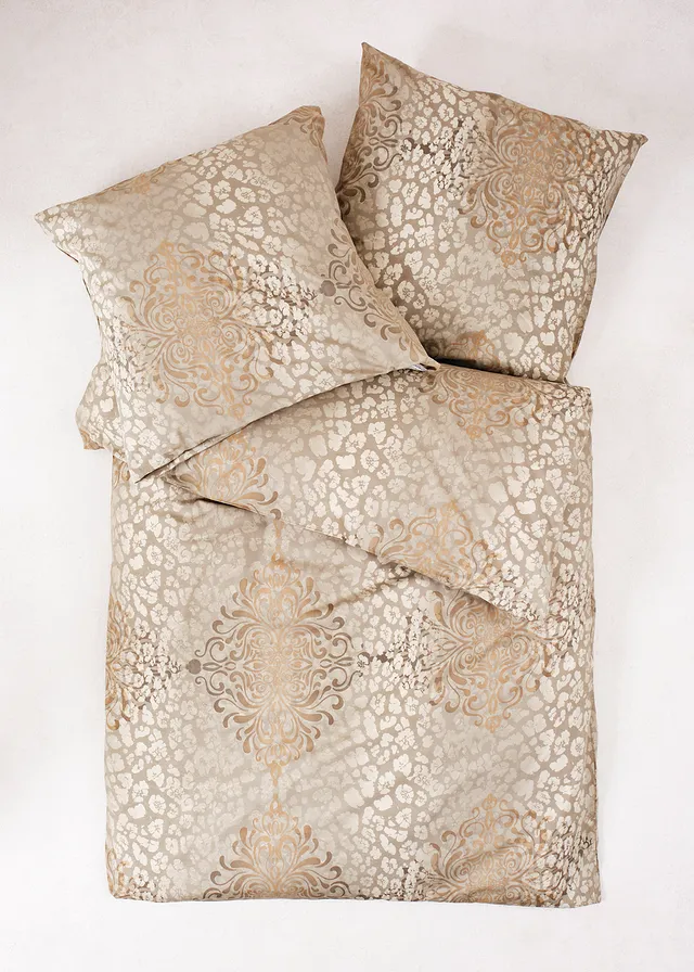Posteľná bielizeň s ornamentami, perkálová