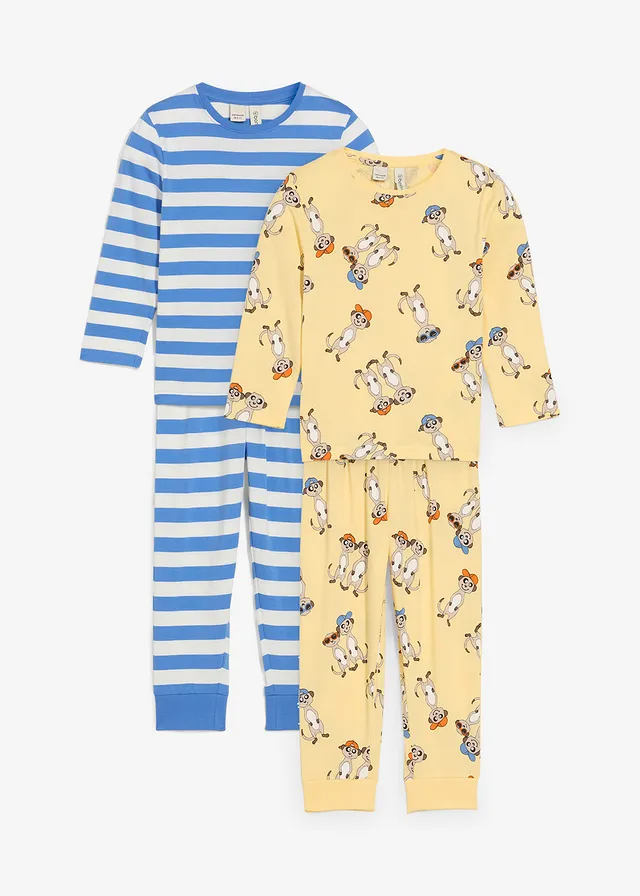 Pijama din bumbac organic 100% (set/4 piese)
