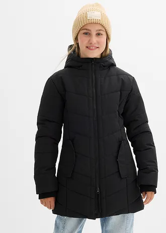 Winterparka met capuchon, waterafstotend • zwart • bonprix online shop
