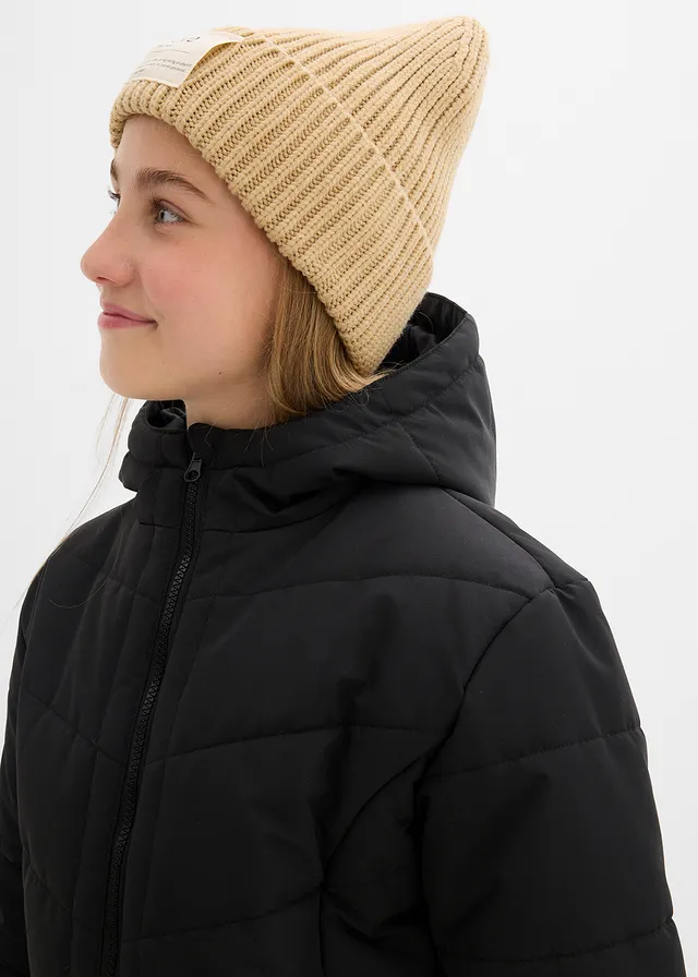 Winterparka met capuchon, waterafstotend • zwart • product-page.page-title-suffix