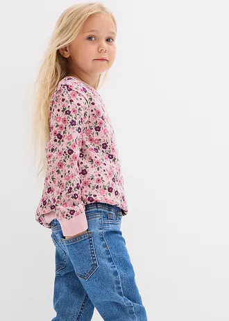 Jegging taille normal et élastiquée • bleu moyen denim • Boutique bonprix