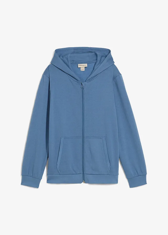Sweat zippé doux à capuche