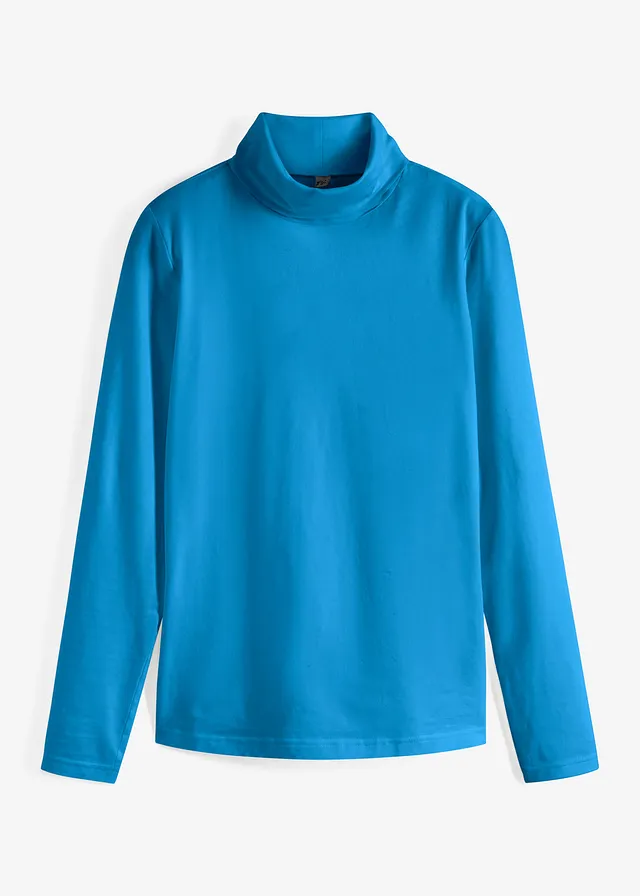 Bluză cu mâneci lungi și guler rulat