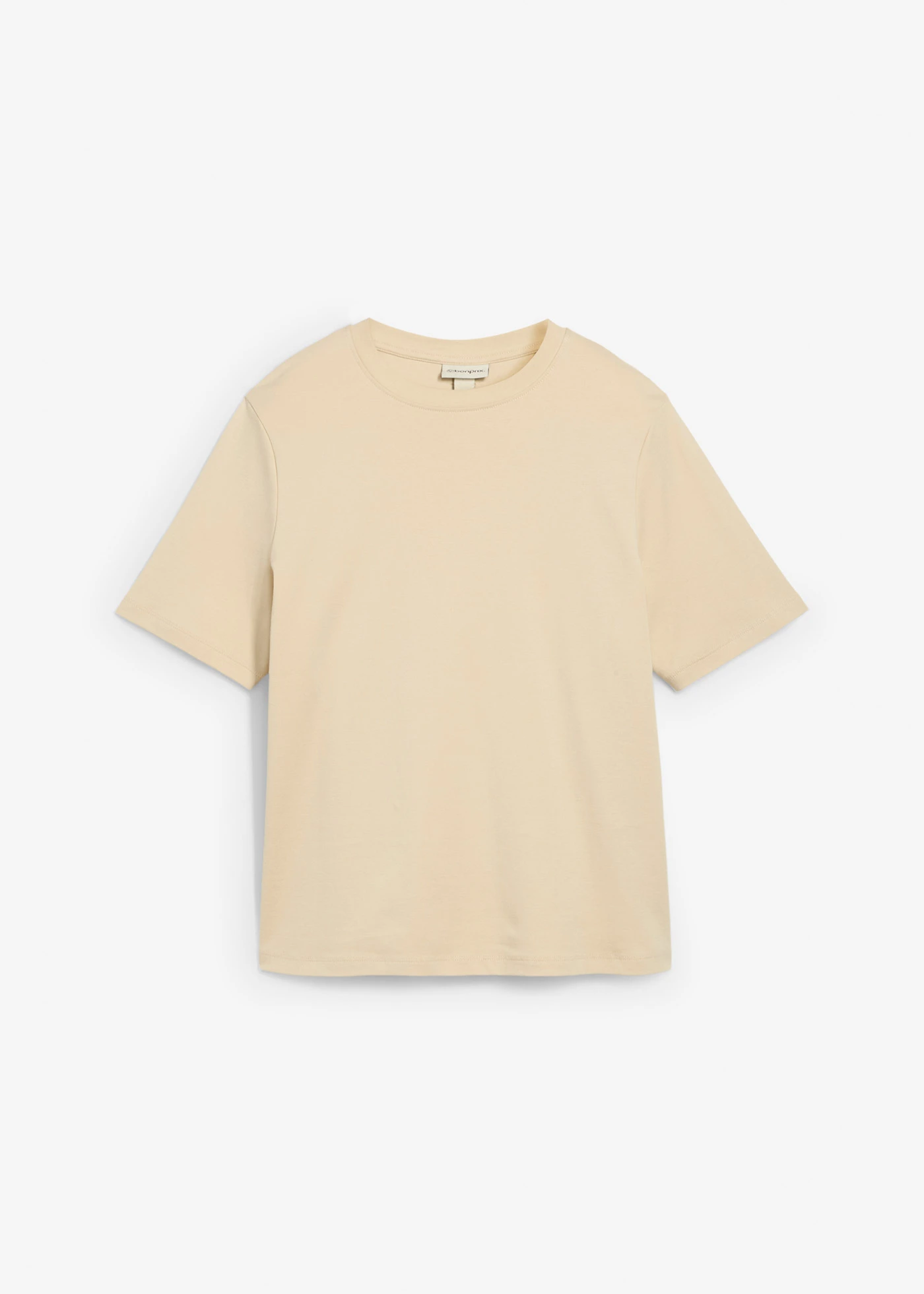 T-shirt en coton • sable clair • Boutique bonprix