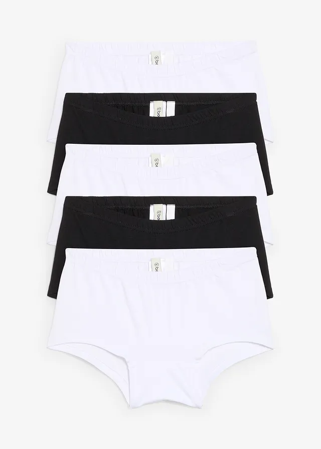 Chilot panty cu bumbac organic moale (set/5 buc.)