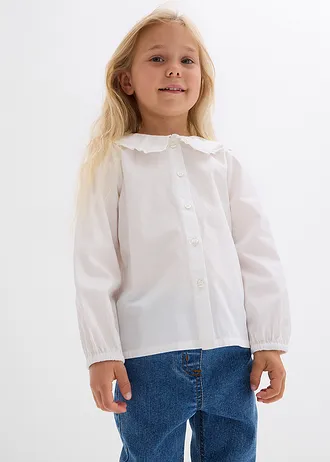 Halenka z čisté bavlny, barva: přírodní bílá