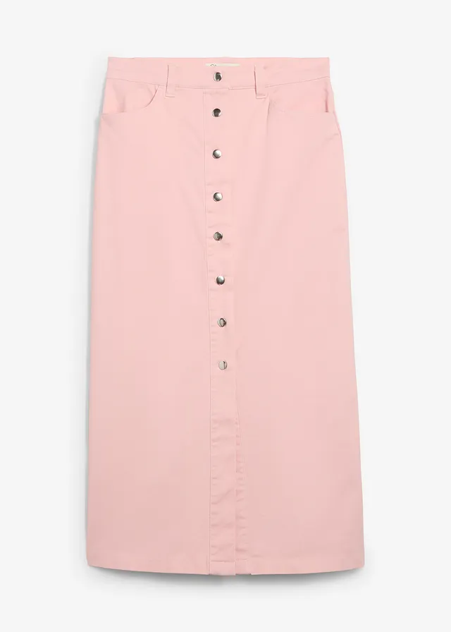 Fustă midi din twill