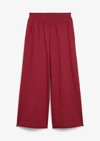 Pantalon sweat 7/8 large en coton