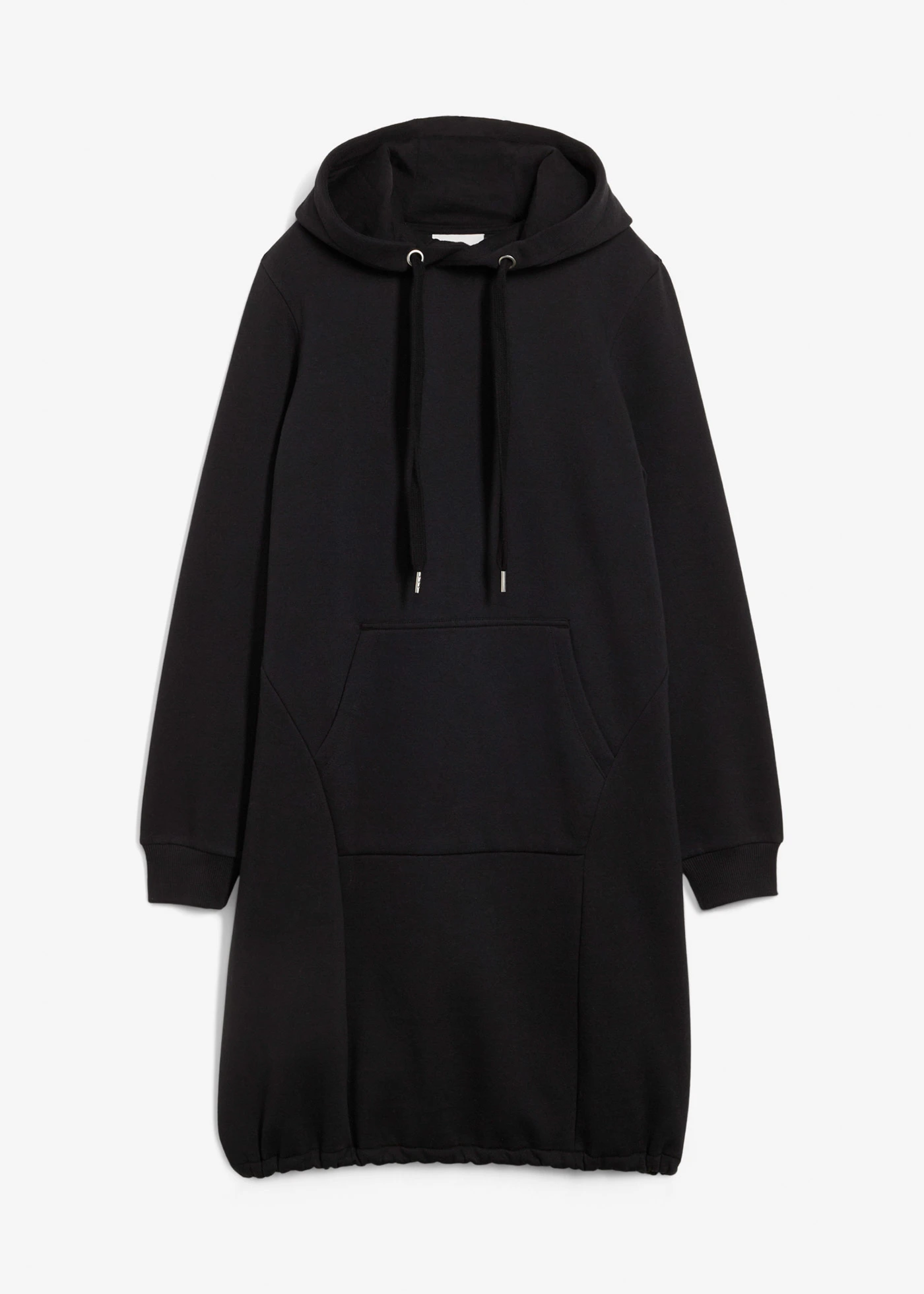 Robe sweat en coton mélangé • noir • Boutique bonprix