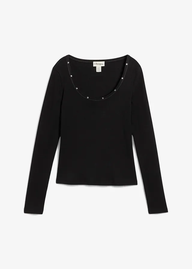 Bluză ripsată din bumbac organic 100%