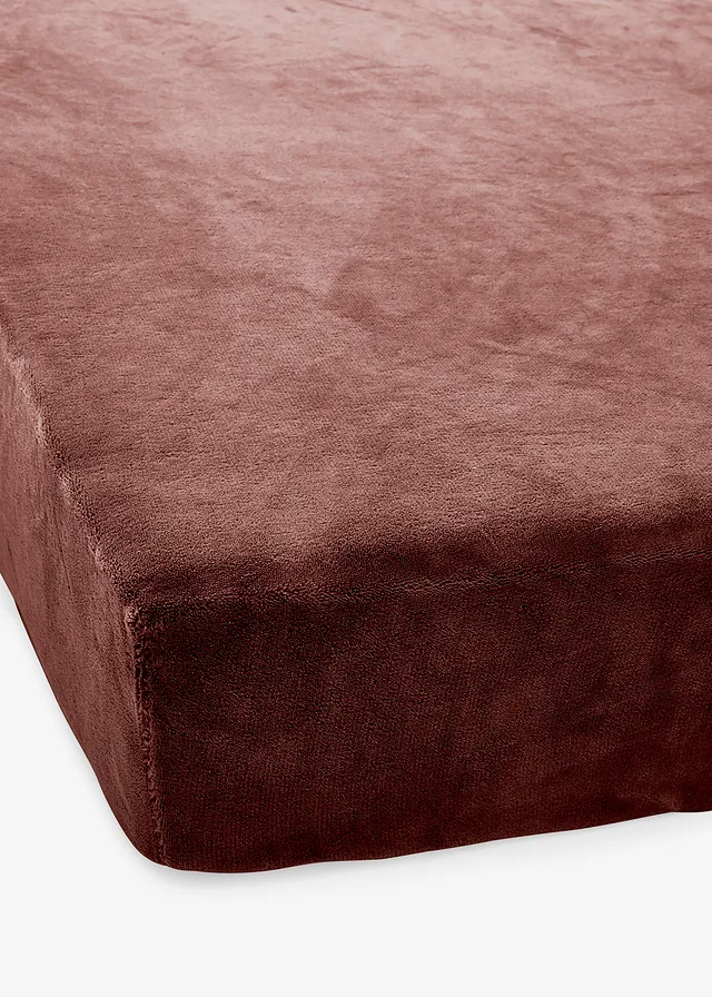 Napínací prostěradlo Cashmere Touch • tmavě hnědá • bonprix obchod