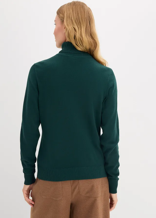 Pull col roulé • vert profond • product-page.page-title-suffix