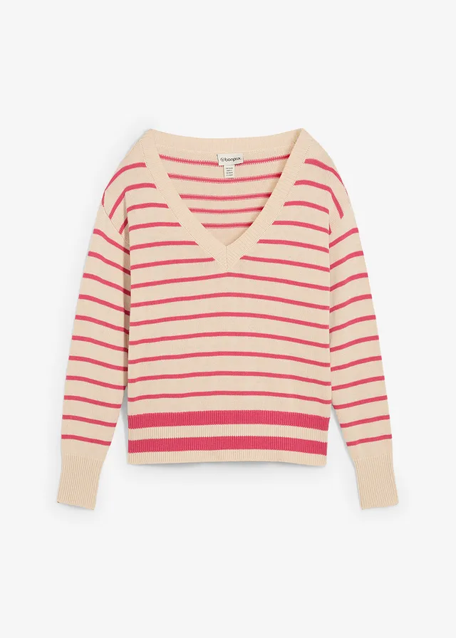 Pulóver z bavlneného mixu