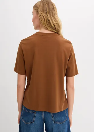 T-shirt en coton • toffee • Boutique bonprix