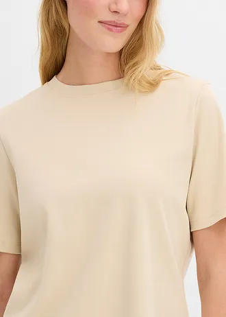 T-shirt en coton • sable clair • Boutique bonprix