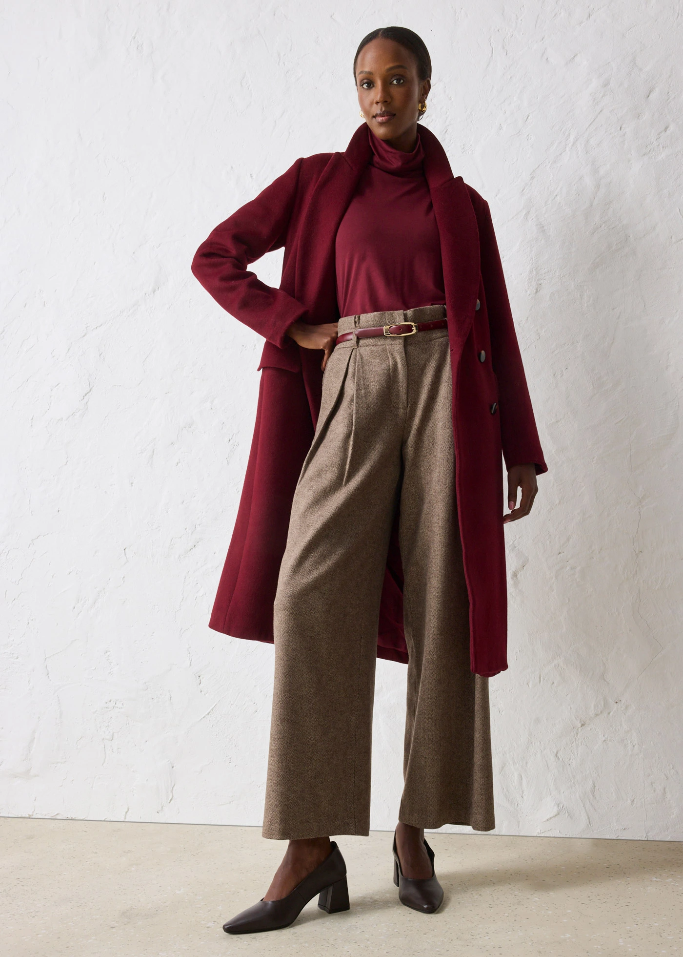 Úzký kožený pásek • javorově červeno-zlatá barva • bonprix obchod