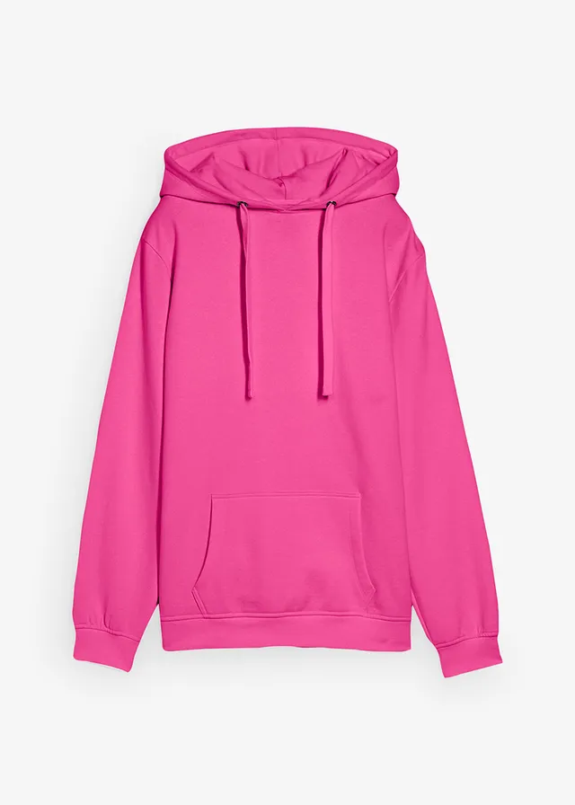 Basic hoodie van zacht frotté • magnoliapink • bonprix online shop