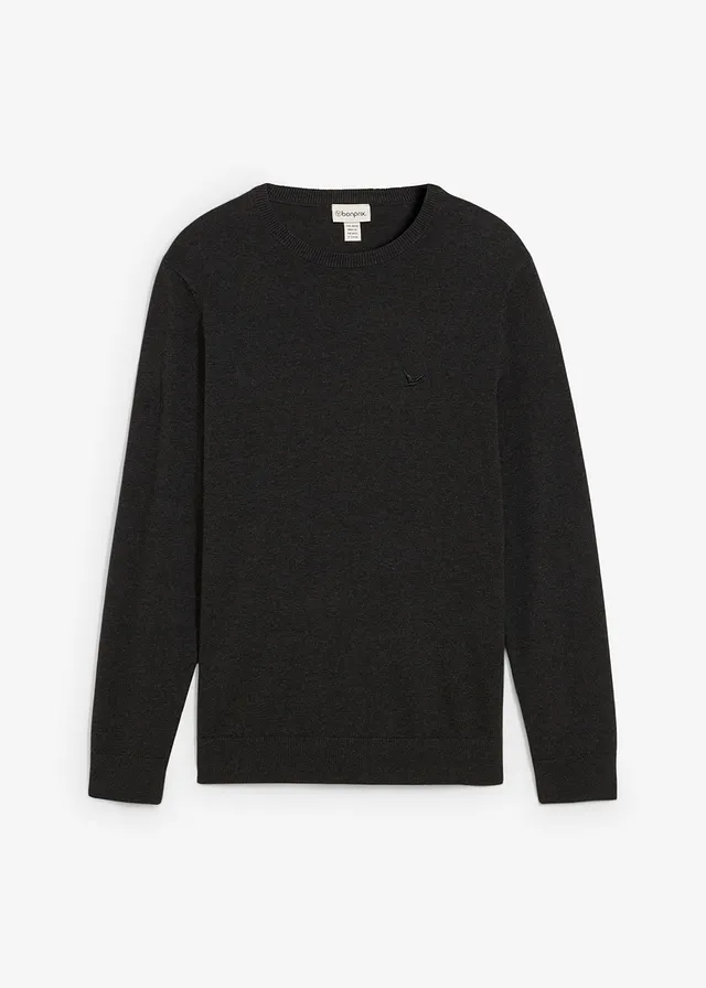 Jemne pletený pulóver z čistej bavlny